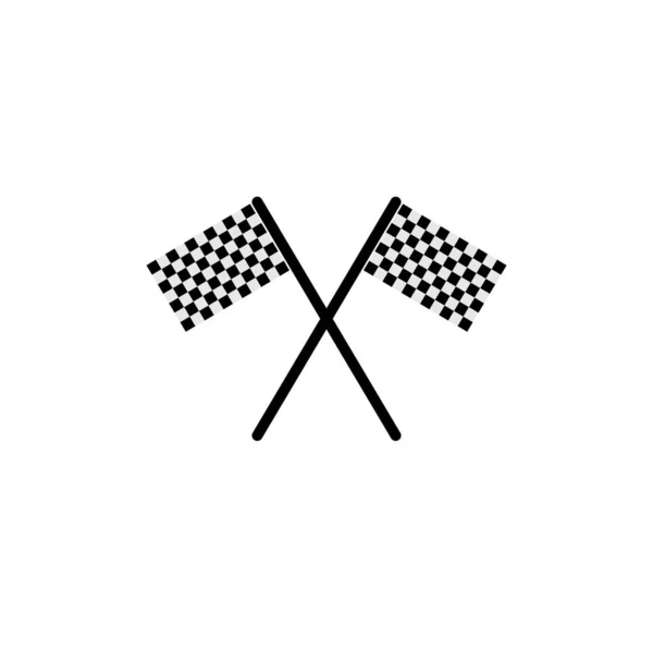 Finish Flag Icon Logo Vektor Template — Wektor stockowy