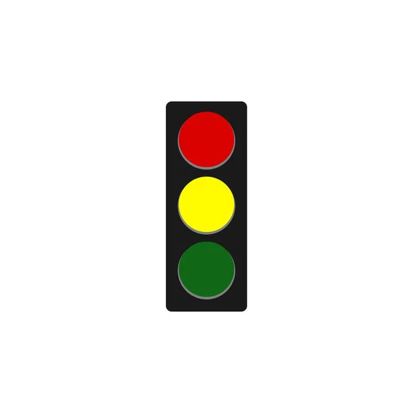 Signal Traffic Light Road Stoplight Direction Control Regulation Transport Pedestrian — Stock Vector