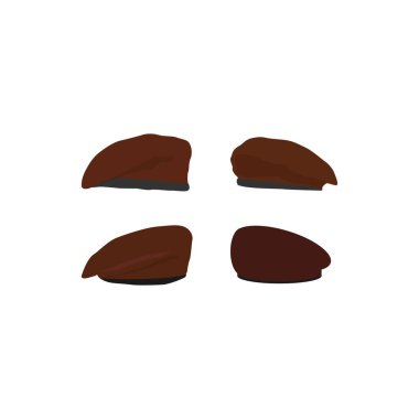 İzci beresi logo vektör şablonu