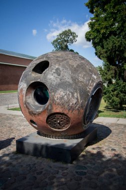 Astronotların iniş yaptığı kapsül.