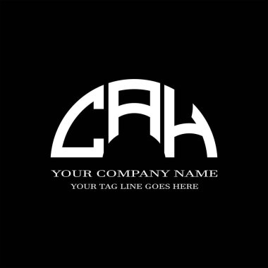 CFJ harf logosu vektör grafikli yaratıcı tasarım