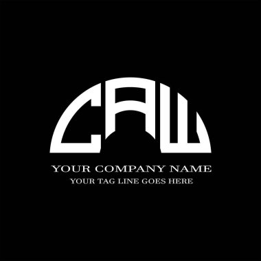 CFJ harf logosu vektör grafikli yaratıcı tasarım