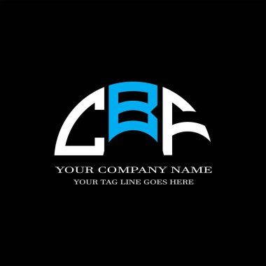 CFJ harf logosu vektör grafikli yaratıcı tasarım