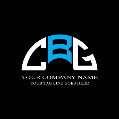 CFJ harf logosu vektör grafikli yaratıcı tasarım