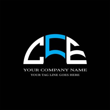 CFJ harf logosu vektör grafikli yaratıcı tasarım