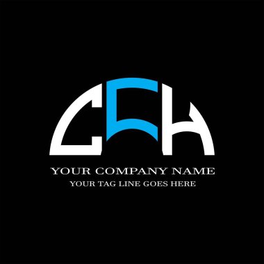 CFJ harf logosu vektör grafikli yaratıcı tasarım