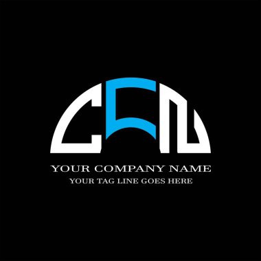 CFJ harf logosu vektör grafikli yaratıcı tasarım