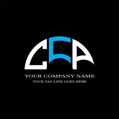 CFJ harf logosu vektör grafikli yaratıcı tasarım