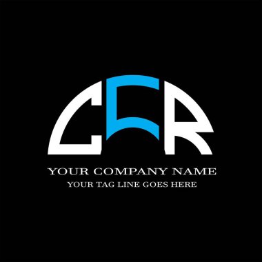 CFJ harf logosu vektör grafikli yaratıcı tasarım