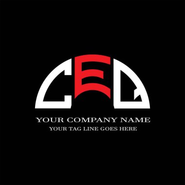 CFJ harf logosu vektör grafikli yaratıcı tasarım