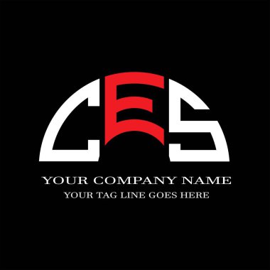 CFJ harf logosu vektör grafikli yaratıcı tasarım