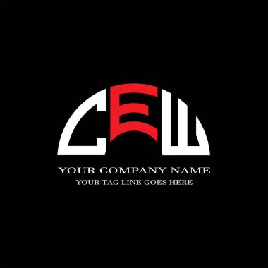 CFJ harf logosu vektör grafikli yaratıcı tasarım