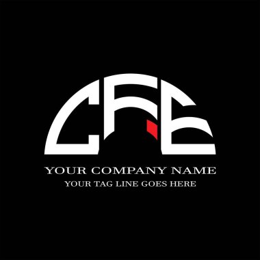 CFJ harf logosu vektör grafikli yaratıcı tasarım