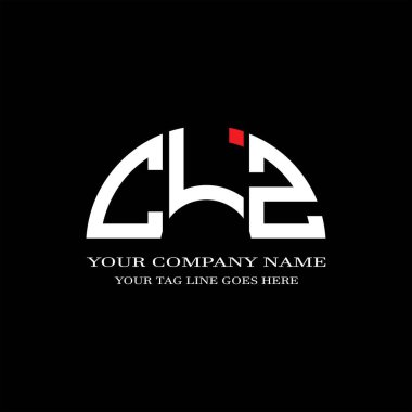 CMZ harf logosu vektör grafikli yaratıcı tasarım