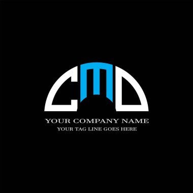 CMZ harf logosu vektör grafikli yaratıcı tasarım