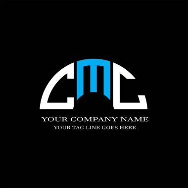 CMZ harf logosu vektör grafikli yaratıcı tasarım