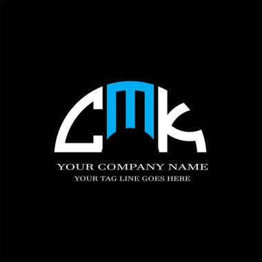 CMZ harf logosu vektör grafikli yaratıcı tasarım