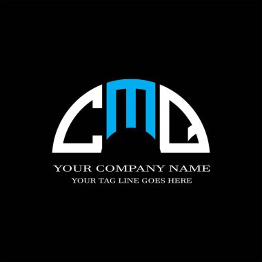 CMZ harf logosu vektör grafikli yaratıcı tasarım