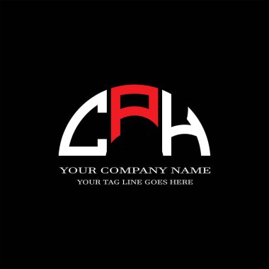 Vektör grafikli CPH harf logosu yaratıcı tasarımı