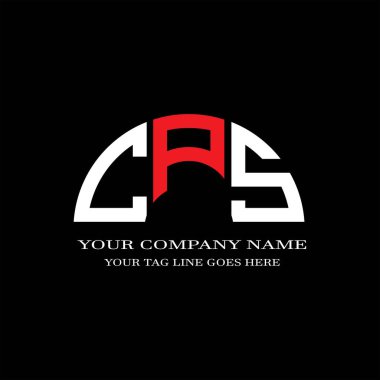 CPS harfi logosu vektör grafikli yaratıcı tasarım