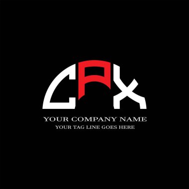 CPX harfi logosu vektör grafikli yaratıcı tasarım
