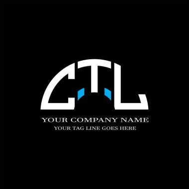 CTL harf logosu vektör grafikli yaratıcı tasarım