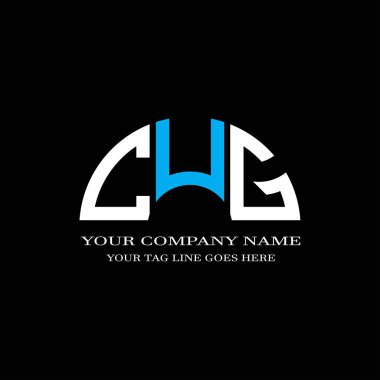 CUG harf logosu vektör grafikli yaratıcı tasarım
