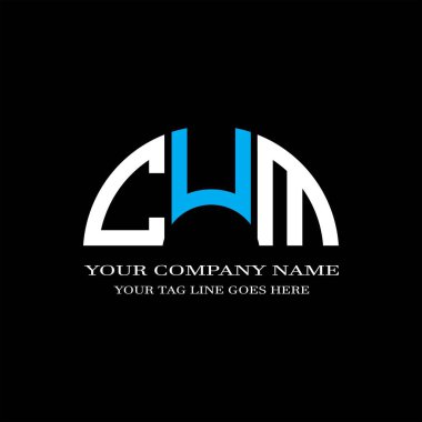 CUM letter logo creative design with vector graphic