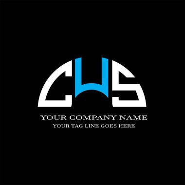CUS harf logosu vektör grafikli yaratıcı tasarım