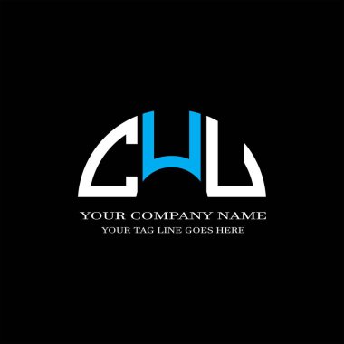 CUU harf logosu vektör grafikli yaratıcı tasarım