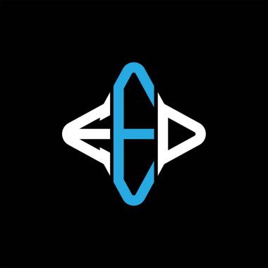 EED harf logosu vektör grafikli yaratıcı tasarım