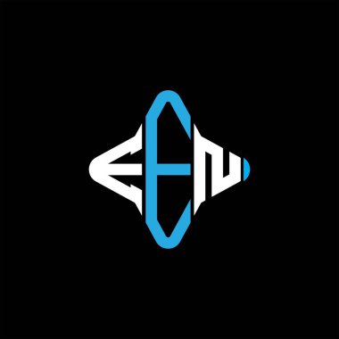 EEN harfi logosu vektör grafikli yaratıcı tasarım
