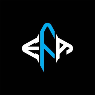 EFA harf logosu vektör grafikli yaratıcı tasarım
