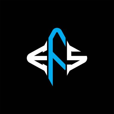 EFS harfi logosu vektör grafikli yaratıcı tasarım