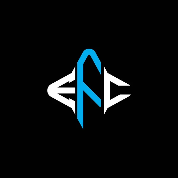 Efc Letter Logo Creative Design Vector Graphic — Stock Vector