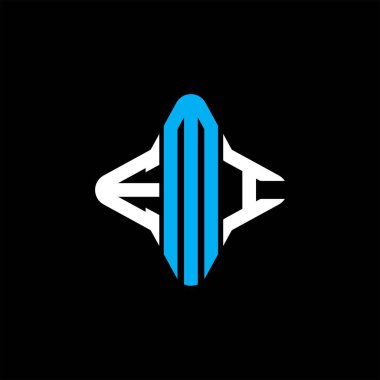 EMI harf logosu vektör grafikli yaratıcı tasarım