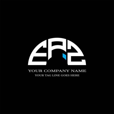 Vektör grafikli EPZ harf logosu yaratıcı tasarımı