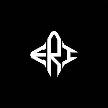ERI harfi logosu vektör grafikli yaratıcı tasarım