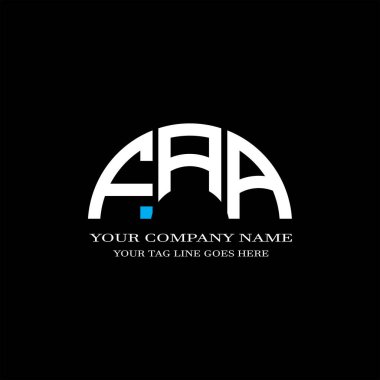 FAA harf logosu vektör grafikli yaratıcı tasarım