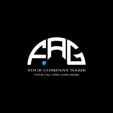FAG letter logo creative design with vector graphic