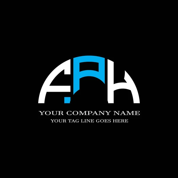 Fph Letter Logo Creative Design Vector Graphic — Stock Vector