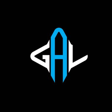 Vektör grafikli GAV harf logosu yaratıcı tasarımı