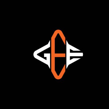GEE harf logosu vektör grafikli yaratıcı tasarım