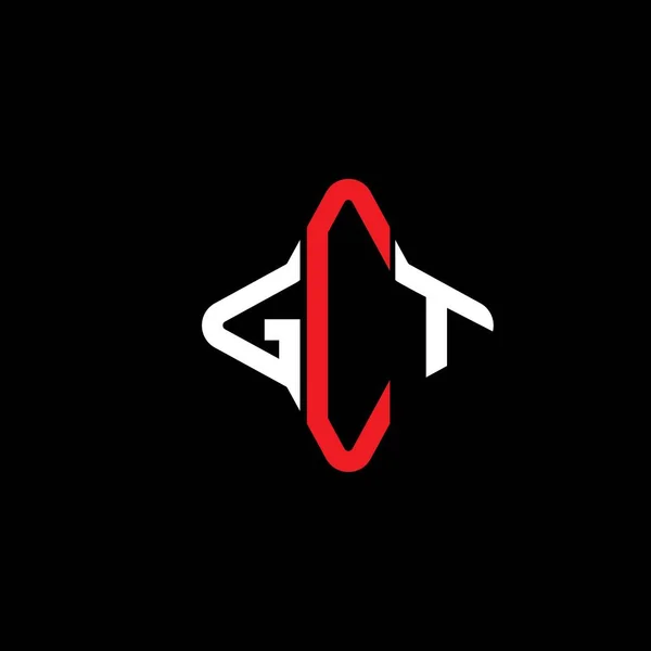 Gct Brief Logo Kreatives Design Mit Vektorgrafik — Stockvektor