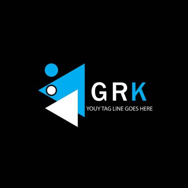 GRK harf logosu vektör grafikli yaratıcı tasarım