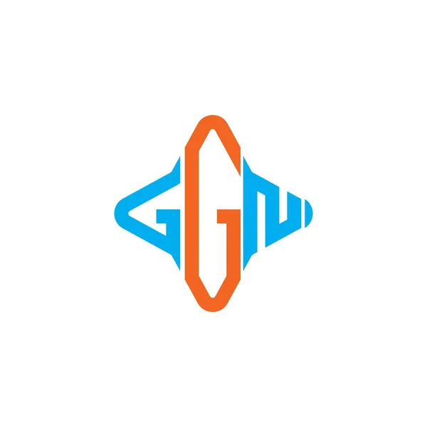 Logo Lettre Ggn Design Créatif Avec Graphique Vectoriel — Image vectorielle