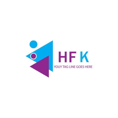 HFJ harf logosu vektör grafikli yaratıcı tasarım
