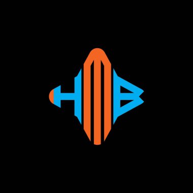 HMB harf logosu vektör grafikli yaratıcı tasarım