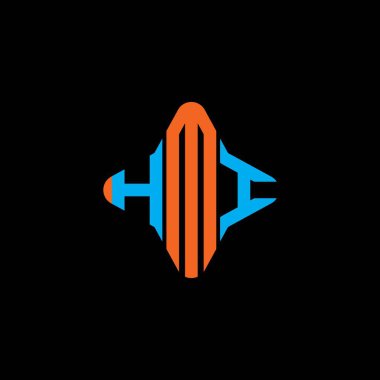 HMI harf logosu vektör grafikli yaratıcı tasarım