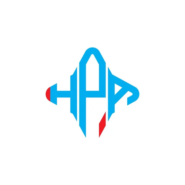 Hpa Letter Logo Creative Design Vector Graphic — Stock Vector